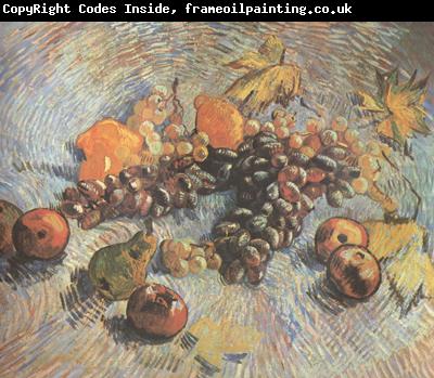 Vincent Van Gogh Still life with Grapes,Apples,Pear and Lemons (nn040